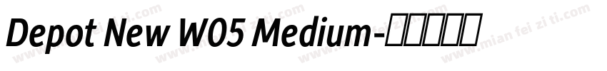 Depot New W05 Medium字体转换